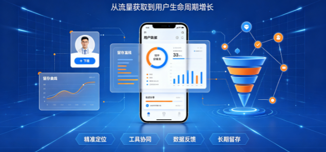 App推广:打通点击到留存的全链路运营思路